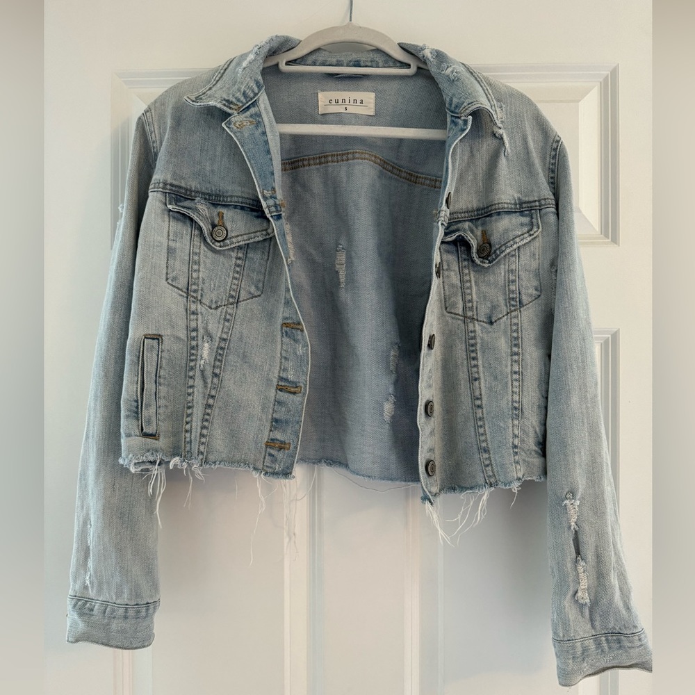 Cropped Jean Jacket